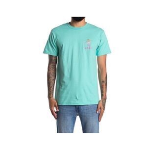 Party Pants SLOW YOUR ROLL SHORT SLEEVE T-SHIRT IN TEAL size small
